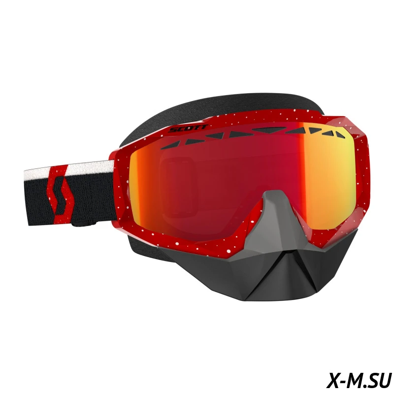 Очки HUSTLE SNOW CROSS red/white enhancer red ch Очки HUSTLE SNOW CROSS red/white enhancer red ch