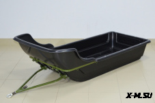 Сани волокуши С6 (1470х700 мм) для мотособаки/мотобуксировщика с отбойником