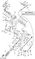 Румпель (часть 1) 4-Х ТАКТНОГО ПЛМ YAMABISI F9.9BMS