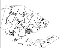 Электрооборудование (Часть 2) СКУТЕРА STELS LEADER 50