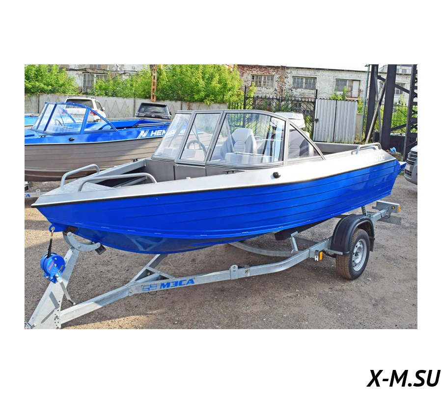 Алюминиевый катер WYATBOAT Неман-450DC Алюминиевый катер WYATBOAT Неман-450DC