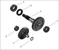 Трансмиссия СКУТЕРА STELS LEADER 50
