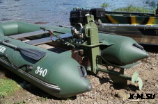 Мотор болотоход Бурлак-М2 Loncin 30 лс, эл.запуск