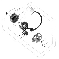 Магнето СКУТЕРА STELS LEADER 50