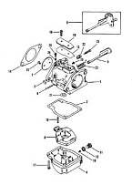 Карбюратор 2-Х ТАКТНОГО ПЛМ MERCURY 75 Серийный номер от 9589039 до 9793576