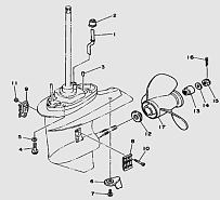 Корпус редуктора 2-Х ТАКТНОГО ПЛМ TITAN TP30AWHS